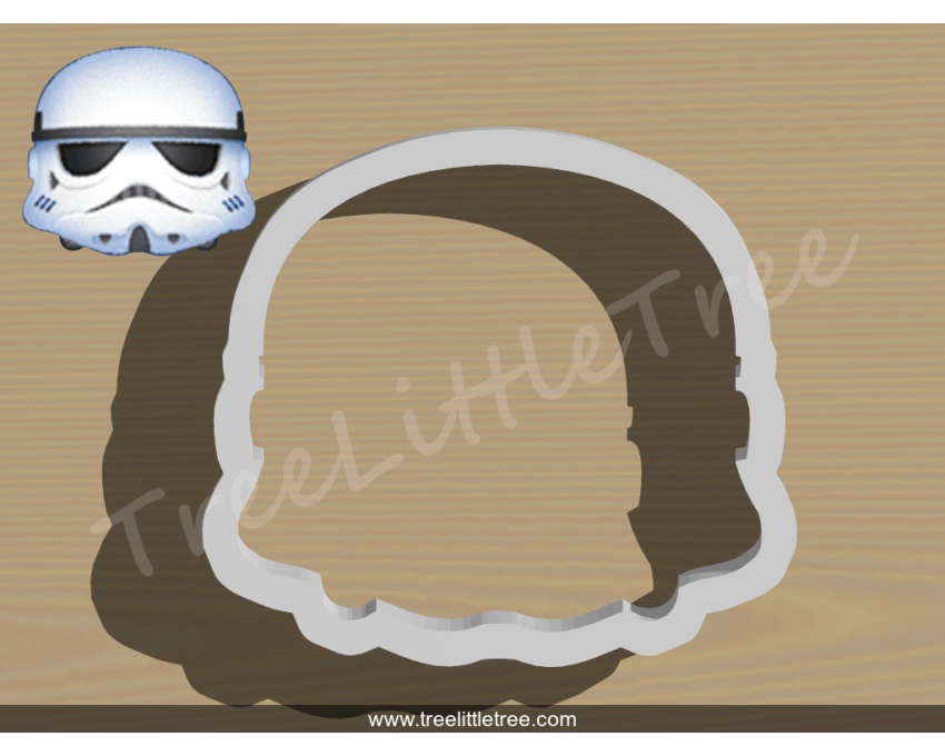 Tsum Tsum Storm Trooper Cookie Cutter. Star Wars Cookie Cutter