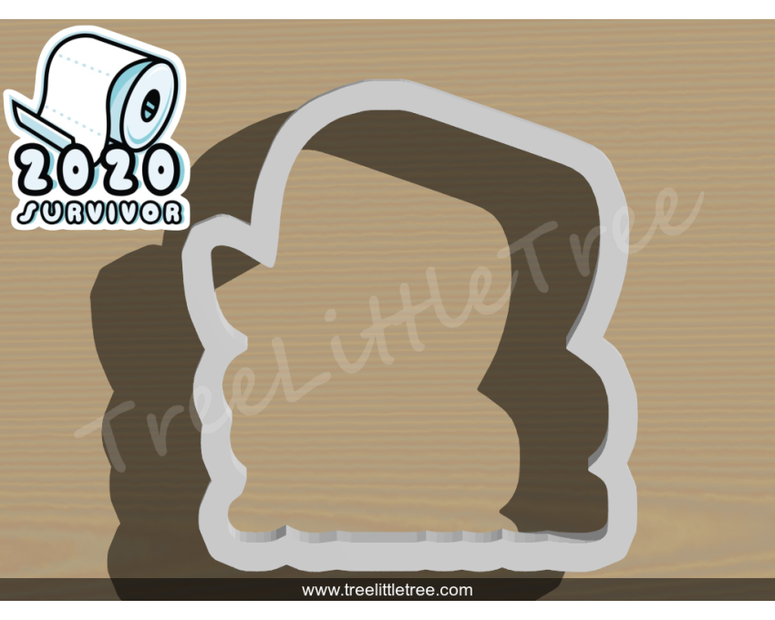 Covid-19 Survivor Cookie Cutter. Covid-19 Cookie Cutter