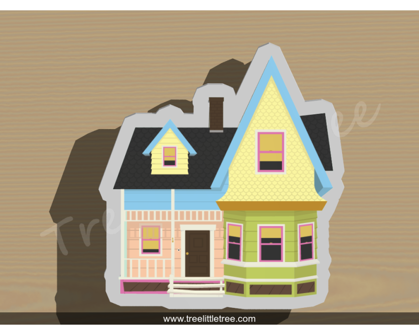 Up House Cookie Cutter. Movie Cookie Cutter