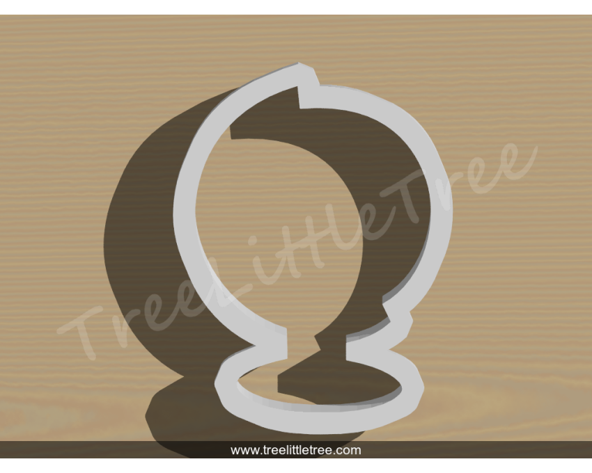World Globe Cookie Cutter. Unique Cookie Cutter