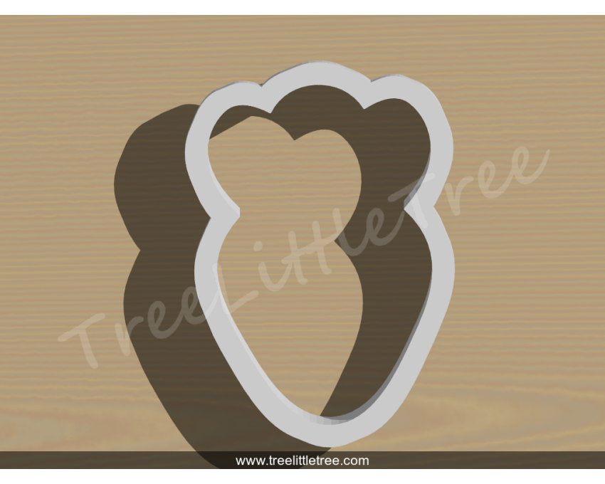 Carrot Style 1 Cookie Cutter. Food Cookie Cutter. Easter Cookie Cutter