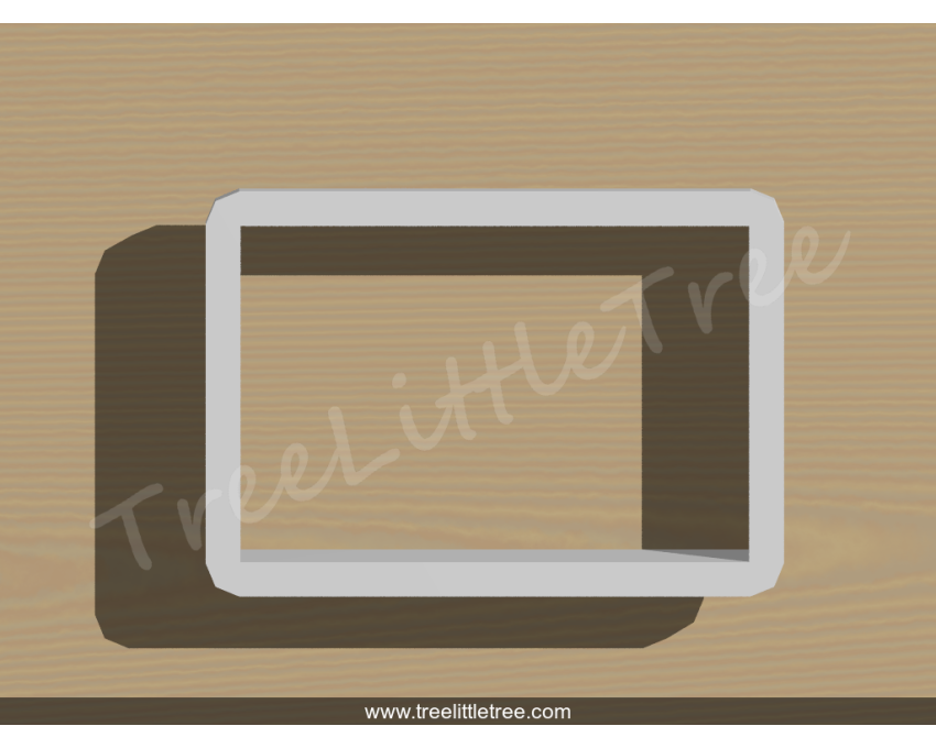 Rectangle Cookie Cutter. Shapes Cookie Cutter