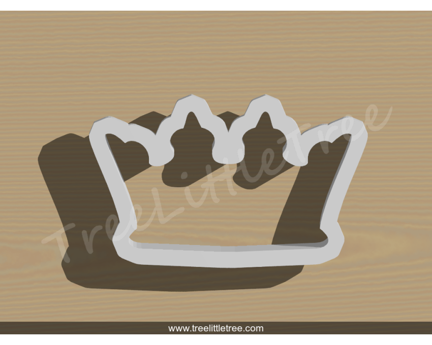 Golden Crown Cookie Cutter. Baby Shower Cookie Cutter