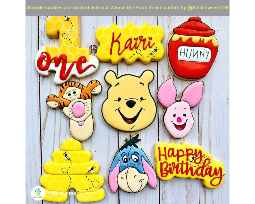 Winnie Pooh Cookie Cutter. Disney Cookie Cutter. Cartoon Cookie Cutter