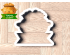 Gold Coin Pot Plaque Cookie Cutter. St Patrick's Day Cookie Cutter. Halloween Cookie Cutter