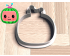 Cocomelon Logo 1 Cookie Cutter. Cartoon Cookie Cutter. Cocomelon Street Cookie Cutter