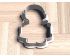Elf With Drum Plaque Cookie Cutter. Christmas ELF Cookie Cutter