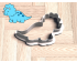 Dinosaur Triceratops Cutter. Dinosaur Cookie Cutter.  Animal Cookie Cutter