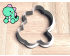 Baby Dinosaur 1 Cookie Cutter. Dinosaur Cookie Cutter.  Animal Cookie Cutter