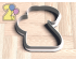 Balloon Number 2 Cookie Cutter. Number Cookie Cutter. Birthday Cookie Cutter