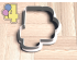Balloon Number 4 Cookie Cutter. Number Cookie Cutter. Birthday Cookie Cutter
