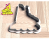 Roller Skate Cookie Cutter. Barbie Cookie Cutter. 90s Theme Cookie Cutter