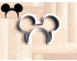 Mickey Ears Headband Cookie Cutter. Cartoon Cookie Cutter. Disney Cookie Cutter