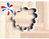 Fireworks Cookie Cutter. Fourth of July Cookie Cutter. Independence Day Cookie Cutter. 3D Printed. Baking Gifts. Custom Cookies