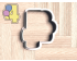 Balloon Number 4 Cookie Cutter. Number Cookie Cutter. Birthday Cookie Cutter