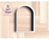 Tall Arch Cookie Cutter. Shapes Cookie Cutter. Boho Style Cookie Cutter
