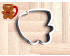Gingerbread Man Mug Cookie Cutter. Christmas Cookie Cutter. Winter Cookie Cutter