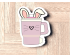 Kawaii Bunny Tumbler Cookie Cutter. Tumbler Cookie Cutter. Easter Cookie Cutter. 