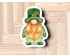 St Patrick Gnome1 Cookie Cutter. St Patrick's Day Cookie Cutter. Gnome Cookie Cutter