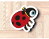 Ladybug Cookie Cutter. Cartoon Cookie Cutter. Cocomelon Cookie Cutter