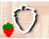 Cute Strawberry Cookie Cutter. Fruit Cookie Cutter. Berry Sweet One Birthday Cookie Cutter 