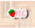 Strawberry Number One Cookie Cutter. Fruit Cookie Cutter. Berry Sweet One Birthday Cookie Cutter 