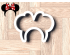 Minnie Ears Headband Cookie Cutter. Cartoon Cookie Cutter. Disney Cookie Cutter
