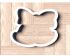 Christmas Jingle Bell With Bow Cookie Cutter. Christmas Cookie Cutter