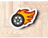 Hot Wheels Cookie Cutter. Tire On Fire Cookie Cutter. Race Car Cookie Cutter. 3D Printed. Baking Gifts. Custom Cookies