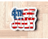 4th Of July Cookie Cutter. USA Cookie Cutter. Independence Day Cookie Cutter. 3D Printed. Baking Gifts. Custom Cookies