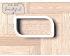 Rounded Rectangle Cookie Cutter. Shapes Cookie Cutter. Boho Style Cookie Cutter