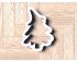 Grinch Christmas Tree Cookie Cutter. Dr. Seuss Style Christmas Cookie Cutter
