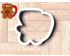 Gingerbread Man Mug Cookie Cutter. Christmas Cookie Cutter. Winter Cookie Cutter