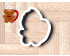 Gingerbread Man Mug With Whip Cookie Cutter. Christmas Cookie Cutter. Winter Cookie Cutter