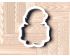 Elf With Drum Plaque Cookie Cutter. Christmas ELF Cookie Cutter