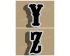 Carnival Alphabet Set A-Z Cookie Cutter. Alphabet Cookie Cutter. Letters Cookie Cutter