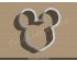 Mickey Cookie Cutter. Cartoon Cookie Cutter