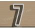 Number Seven Cookie Cutter. Number Cookie Cutter
