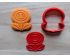 Fire Flower Cookie Cutter and Stamp Set. Super Mario Cookie Cutter