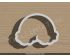 Rainbow Over Cloud Cookie Cutter. Unique Cookie Cutter