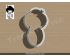 Japanese Girl Doll Cookie Cutter. Japan Cookie Cutter