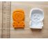 South Park Token Black Cookie Cutter and Stamp Set. Cartoon Cookie Cutter