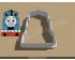 Thomas the Train Cookie Cutter. Cartoon Cookie Cutter