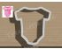 Baby Onesie or Baby Bunting Cookie Cutter. Baby Shower Cookie Cutter