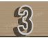 Number Three Cookie Cutter. Number Cookie Cutter