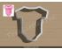 Baby Onesie or Baby Bunting Cookie Cutter. Baby Shower Cookie Cutter