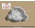 Lambie Cookie Cutter and Stamp Set. Cartoon Cookie Cutter