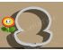 Mario Fire Flower Cookie Cutter. Super Mario Cookie Cutter
