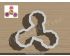Fidget Spinner Cookie Cutter. Toy Cookie Cutter