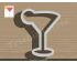 Martini Cookie Cutter. Unique Cookie Cutter